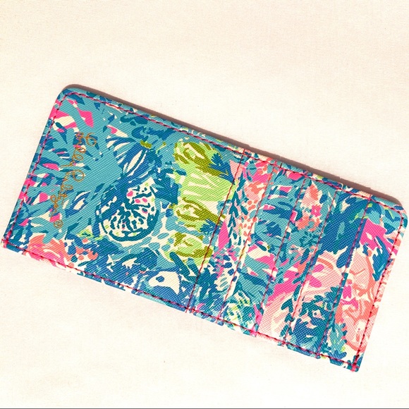 Lilly Pulitzer Handbags - Lilly Pulitzer Card Case ‘Fished My Wish’ Wallet